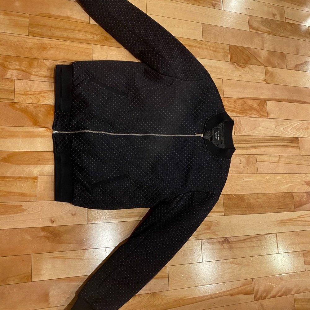 Zara man quilted bomber